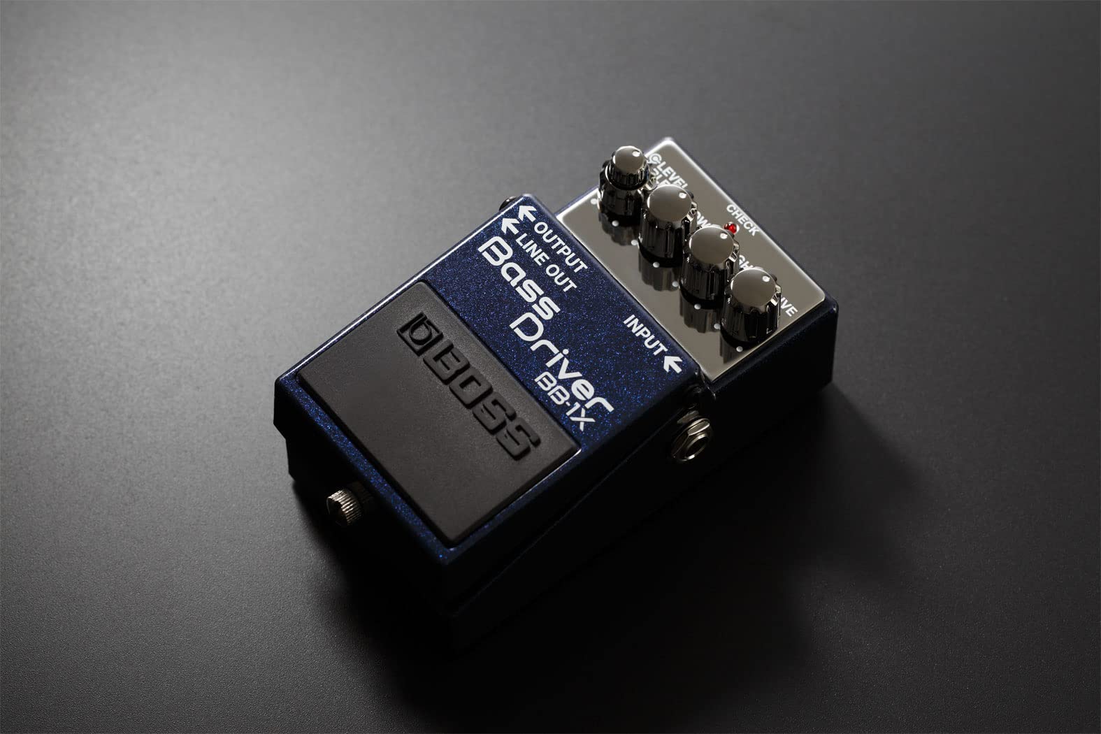 Boss Bb 1X Bass Driver Bundle With Power Adapter, 10Ft Instrument Cable, 6In Patch Cable, And Picks